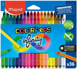 Maped Crayon de couleur COLOR'PEPS INFINITY, étui de 36