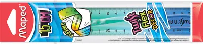 Maped Règle plate Twist'n Flex DECOR, 200 mm, incassable
