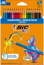 BIC KIDS Crayon de couleur Evolution ecolutions, étui en