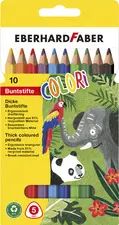 EBERHARD FABER Crayon de couleur COLORI Jumbo, étui de 10