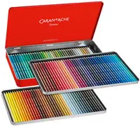 CARAN D'ACHE Crayons de couleur SUPRACOLOR,étui métal de 120