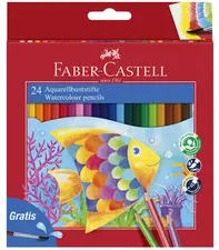 FABER-CASTELL Crayons couleur KINDER-AQUARELLE, étui carton