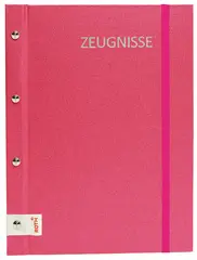 ROTH Zeugnismappe Metallium mit Buchschrauben, pink