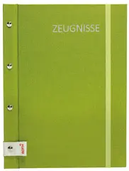 ROTH Zeugnismappe Metallium mit Buchschrauben, grün