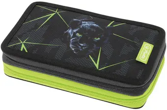 herlitz Etui scolaire double "Wild Life", 23 pièces