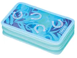 herlitz Étui scolaire double "Lucky Horse", 23 pièces