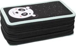 EBERHARD FABER Étui scolaire Triple Decker Panda, 36 pièces