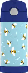 THERMOS Gourde isotherme FUNTAINER Straw Bottle, abeilles
