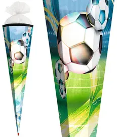 ROTH Schultüte "Fußball", eckig, 850 mm