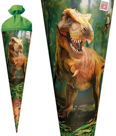 ROTH Schultüte "T-Rex Welt", rund, 700 mm, mit Effekt