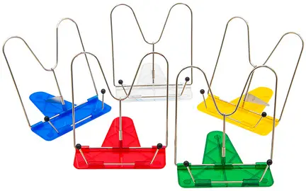 WEDO Pupitre de lecture, avec socle en plastique,translucide