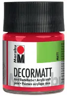 Marabu Peinture acrylique "Decormatt", or métallique, 50 ml,