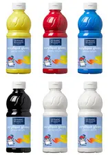 LEFRANC BOURGEOIS Acrylique Glossy, 500 ml, assorti