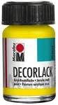 Marabu Vernis acrylique "Decorlack", jaune moyen, 15 ml,