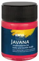 KREUL Peinture pour textiles JAVANA, 50 ml, rouge