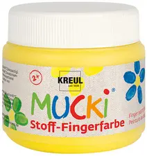 KREUL Gouache aux doigts textile "MUCKI", 150 ml, vert