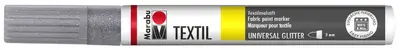 Marabu Marqueur pour textile "Textil Painter Glitter", noir