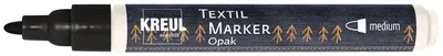 KREUL Feutre textile Opak, pointe ogive fine, blanc