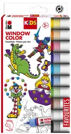 Marabu KiDS Window Color, kit de 10, assorti