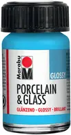 Marabu Peinture "Porcelain & Glass", brillant, 15 ml, noir