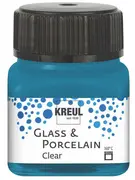KREUL Peinture pour verre et porcelaine Clear, turquoise