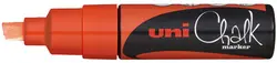 uni-ball Marqueur craie Chalk marker PWE8K, orange fluo
