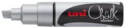 uni-ball Marqueur craie Chalk marker PWE8K, argent