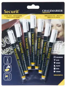 Securit Feutre-craie ORIGINAL SMALL, set de 7