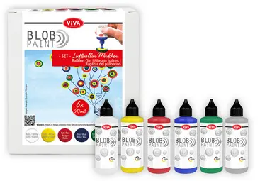 ViVA DECOR Set de peinture Blob Paint "Fillette aux ballons