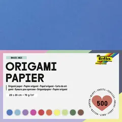 folia Feuille de papier à plier, 150 x 150 mm, 70 g/m2