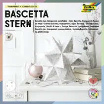 folia Feuilles de papier pour étoile Bascetta transparente