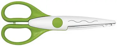WEDO Ciseaux cranteurs, découpe vagues, vert