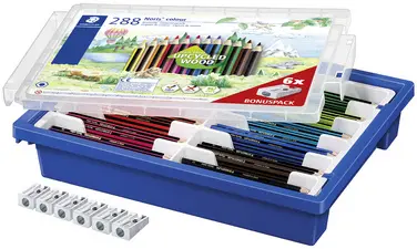 STAEDTLER Crayon de couleur Noris Colour, boîte de 288