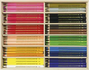 EBERHARD FABER Crayon de couleur BIG WINNER, boîte de 96