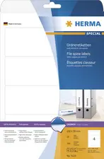 HERMA Etiquette dos de classeur SPECIAL, 192 x 61 mm, blanc