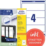 AVERY Zweckform Etiquette pour dos de classeur, blanc
