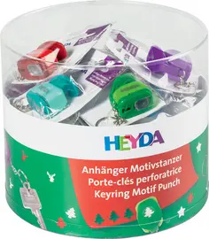 HEYDA Perforateur à motif Mini-Etiquette "Noël", présentoir