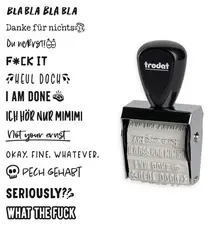 trodat Kreativstempel-Set Creative Mini "Böse Sprüche