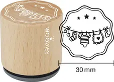 COLOP Tampon à motif Woodies "corde à linge