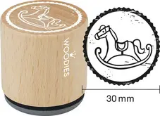 COLOP Tampon à motif Woodies "cheval à bascule