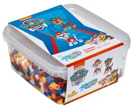 Hama Perles à repasser maxi + plaque "Paw Patrol", en boîte