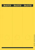 LEITZ Etiquette pour dos de classeur, 61 x 285 mm, jaune