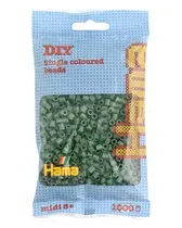 Hama Perles à repasser midi, sachet, vert forêt