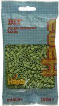 Hama Perles à repasser midi, dans un sachet, matcha