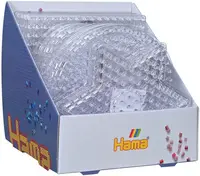 Hama Plaque pour perles maxi, 4 motifs, présentoir de 20