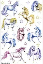 HERMA Autocollants DECOR "Unicorn Best Friends