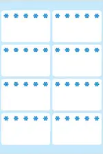 HERMA étiquettes pour surgelés, 26 x 40 mm, bleu fluo