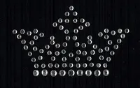KLEIBER Application strass "Couronne", 55 x 50 mm