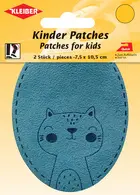 KLEIBER Application "Chat", bleu, blister de 2