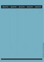 LEITZ Etiquette pour dos de classeur, 39 x 285 mm, bleu